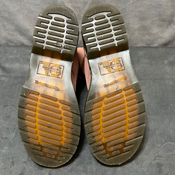 Dr. Martens 1460 Pascal Pink Virginia Leather Pebbled Ankle Boots Womens Size 8 - Picture 4 of 11